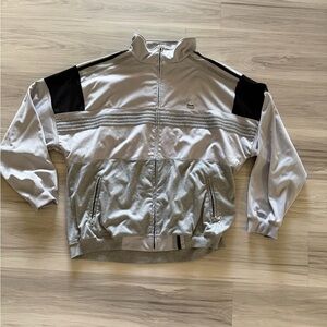 Lacoste Men's Gray and Black Track Jacket